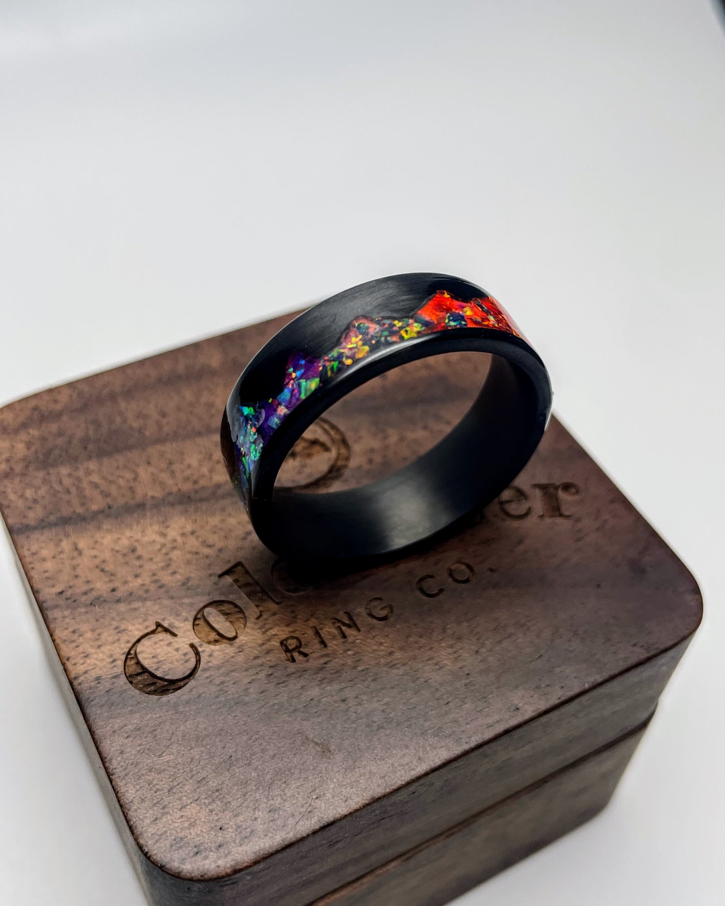 Mountain Carbon Fiber Ring