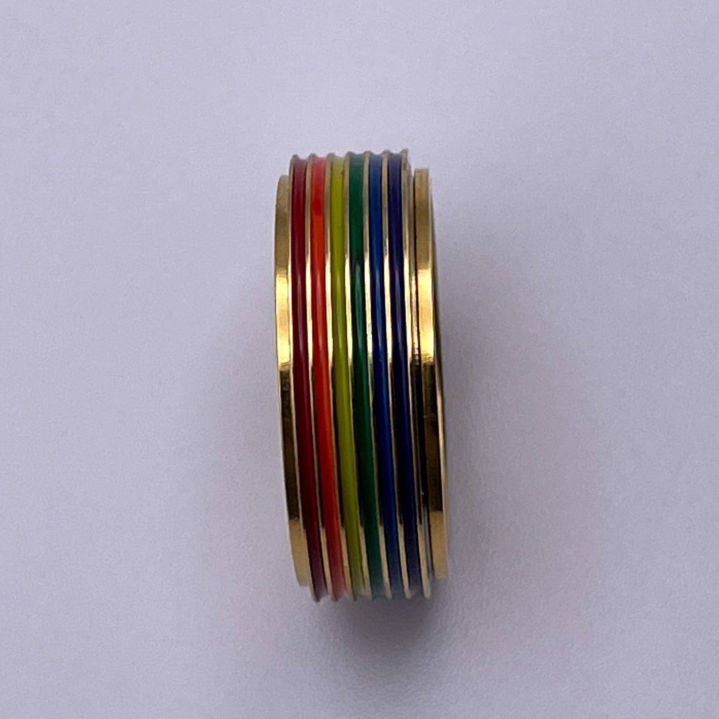 Rainbow Spinner Ring