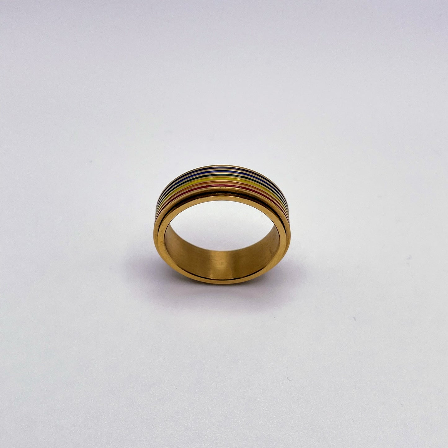 Rainbow Spinner Ring