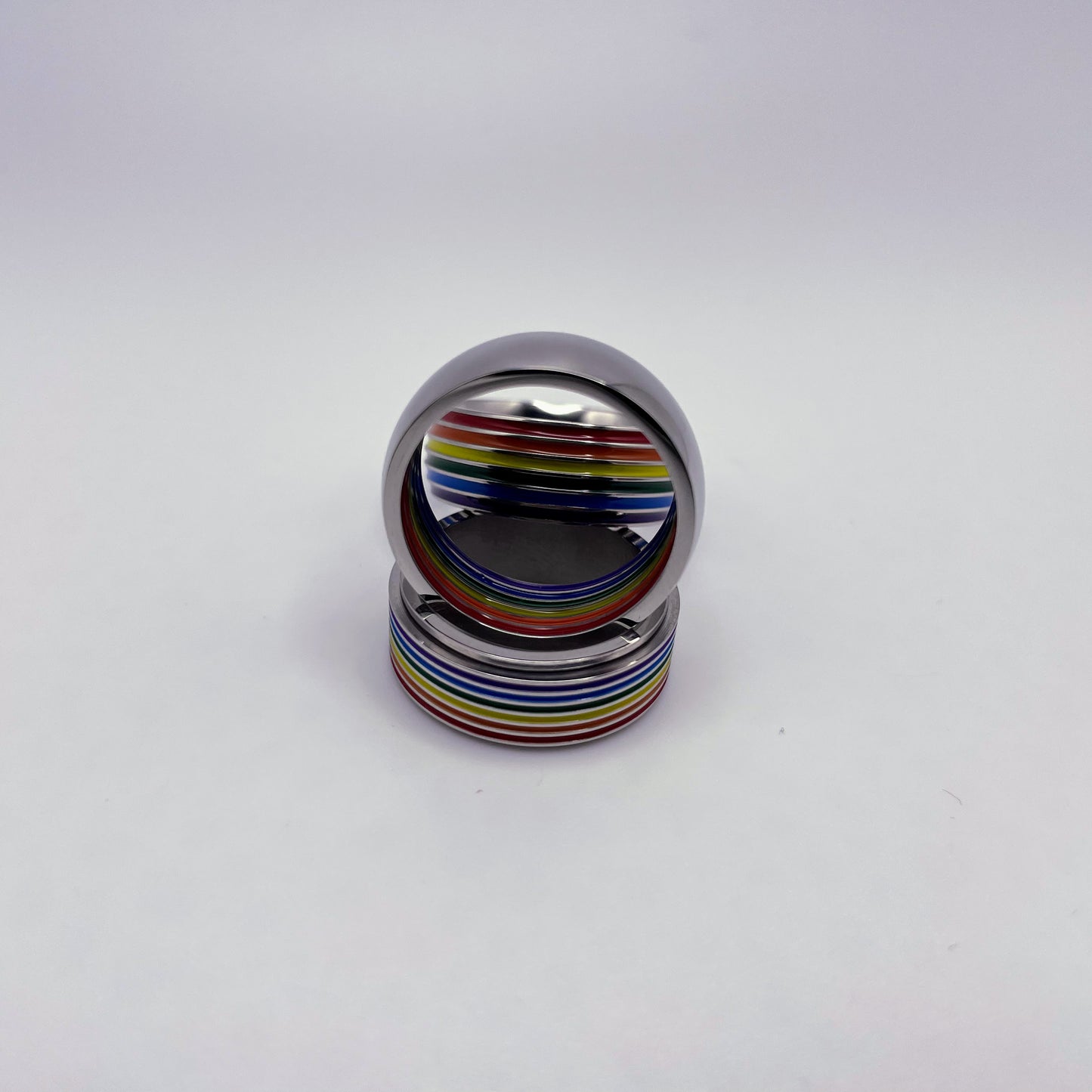 Rainbow Spinner Ring