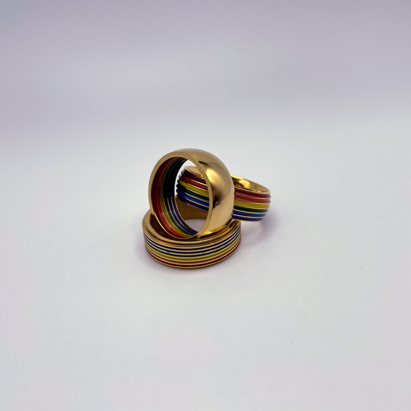Rainbow Spinner Ring