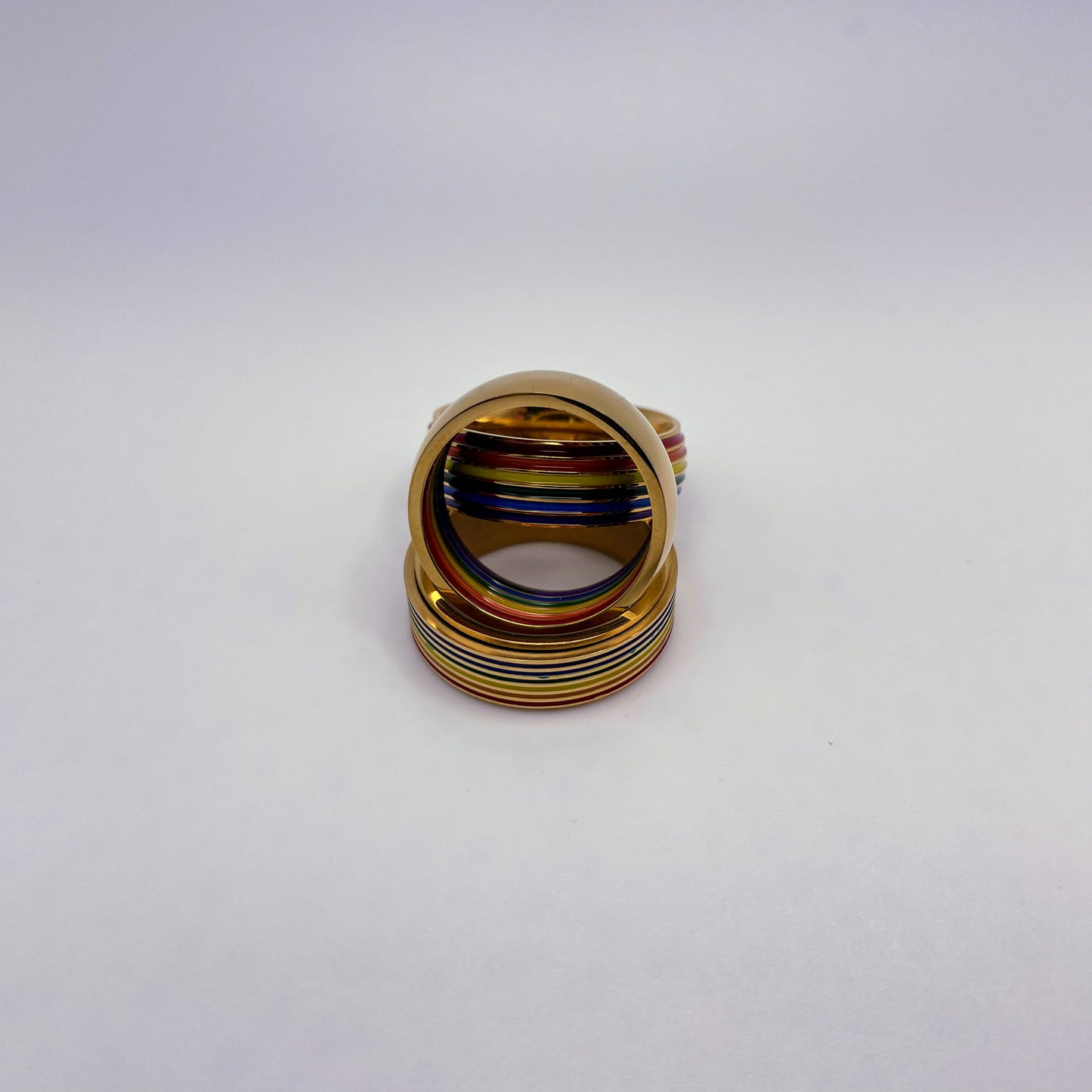 Rainbow Spinner Ring